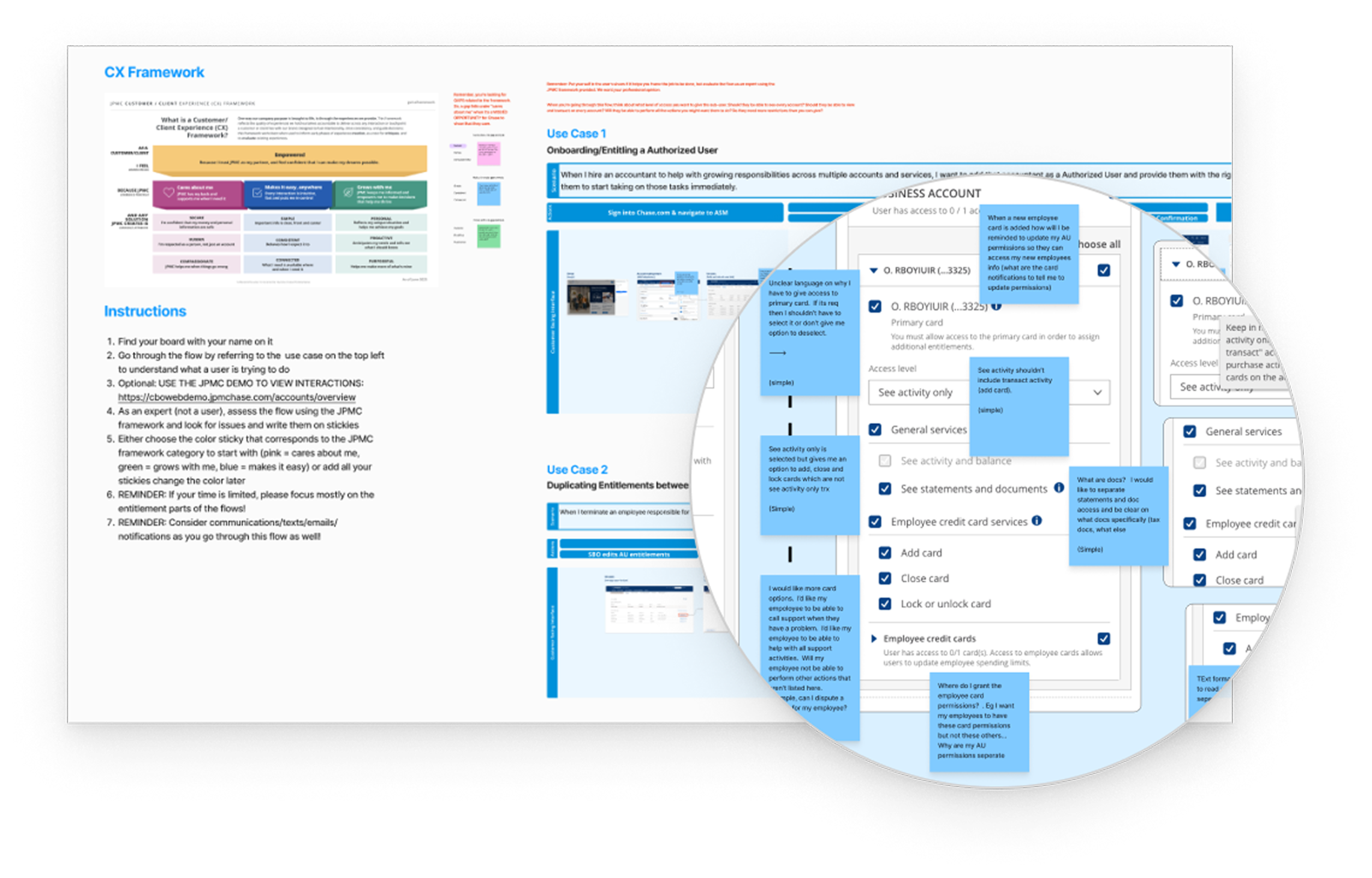 Heuristic evaluation — ASM CX assessment findings across 3 core use cases